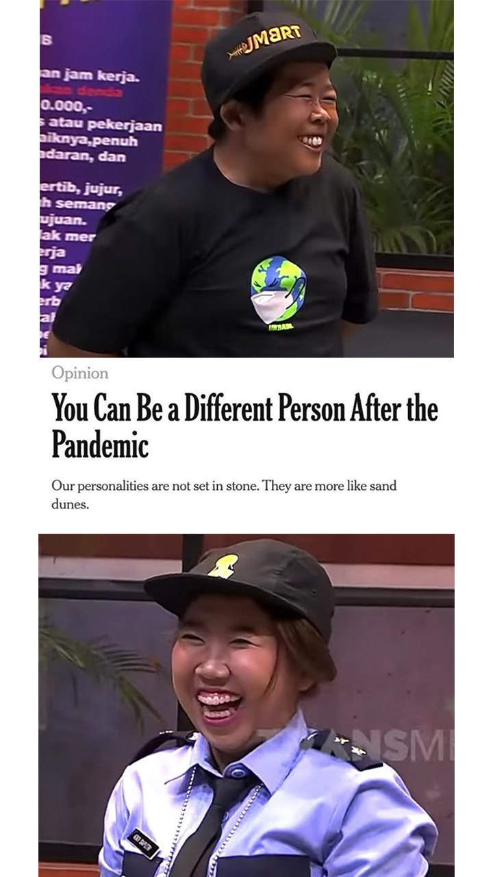 Kumpulan meme you can be different person after pandemic ini bikin geleng-geleng kepala